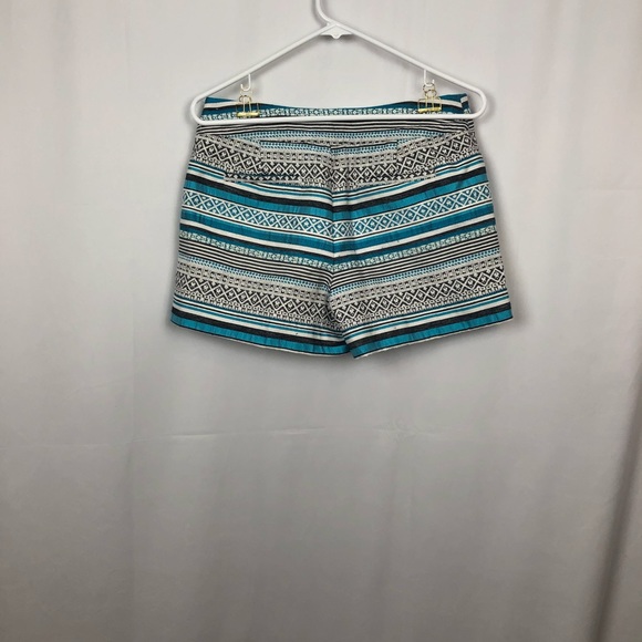 LOFT The Riviera short aqua/white pockets 4 - Picture 4 of 6